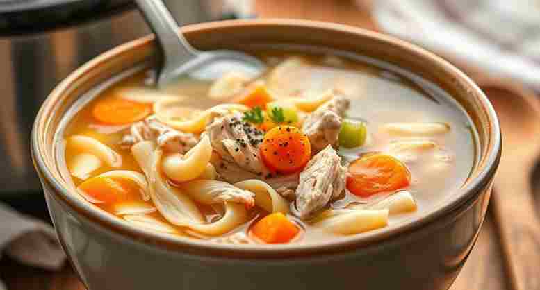 Crockpot Chicken Noodle Soup