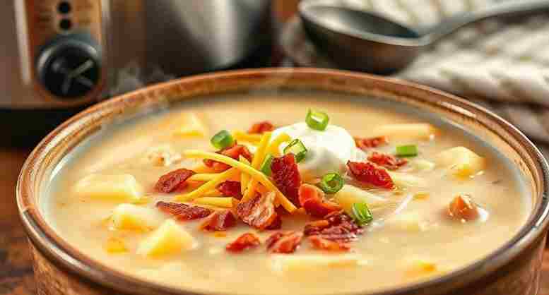 crockpot potato soup recipe